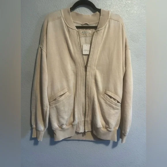 NEW Free People Robby Bomber in the color nomadic desert